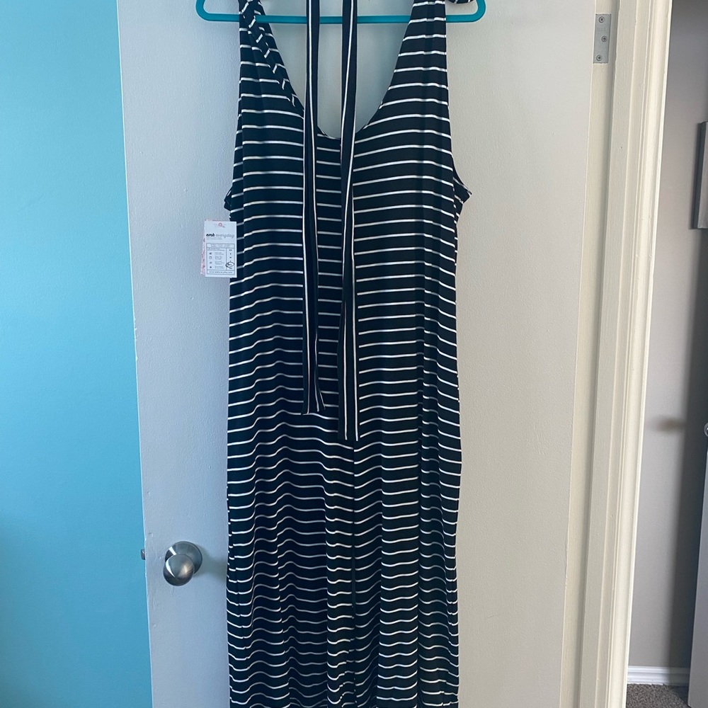 EMK BNWT Hattie jumpsuit striped women’s